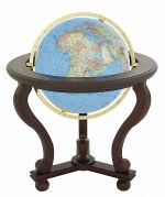 Columbus 205150 Duo Groglobus mit Gesthl Durchmesser 51 cm, Hhe ca. 100 cm Doppelbildkartografie physisch/politisch Erdkugel Weltkugel Earth Globe World