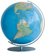 Columbus 205181 Duo Leuchtglobus Durchmesser 51 cm Doppelbildkartografie politisch/physisch Weltkugel Globus Erde World Globe Earth