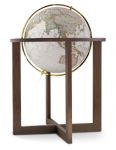 National Geographic Cross Executive handkaschierter Stand-Leuchtglobus Globus Earth Erde Welt Weltkugel 50cm Durchmesser, Gestell wengefarbenem Naturholz