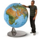 Handkaschierter Riesenglobus ber 1 Meter Durchmesser! Groglobus Standglobus Globe  128cm