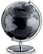 Globus SILVERPLANET Dark chrome Planet Designglobus 24cm Durchmesser Emform SE-0366