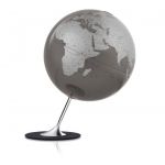 Design-Globus Atmosphere Anglo Slate silber grau metallic 25cm Designglobus Tischglobus Globe World Earth
